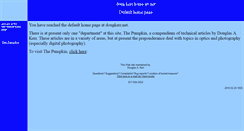 Desktop Screenshot of dougkerr.net